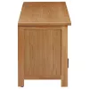 Tömör tölgyfa TV szekrény 110x35x44 cm