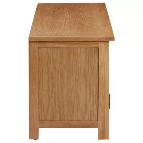 Tömör tölgyfa TV szekrény 110x35x44 cm