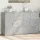 2 db betonszürke szerelt fa tálalószekrény 60 x 31 x 70 cm