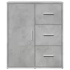 2 db betonszürke szerelt fa tálalószekrény 60 x 31 x 70 cm
