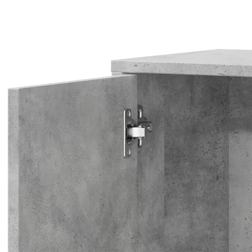 2 db betonszürke szerelt fa tálalószekrény 60 x 31 x 70 cm