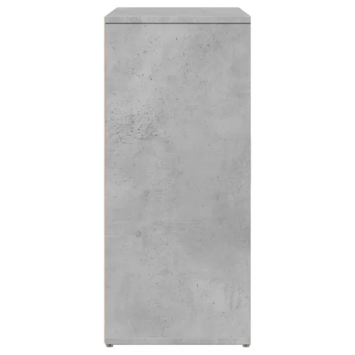 2 db betonszürke szerelt fa tálalószekrény 60 x 31 x 70 cm