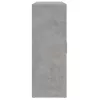 3 db betonszürke szerelt fa tálalószekrény 60 x 31 x 84 cm