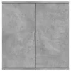 2 db betonszürke szerelt fa tálalószekrény 79 x 38 x 80 cm