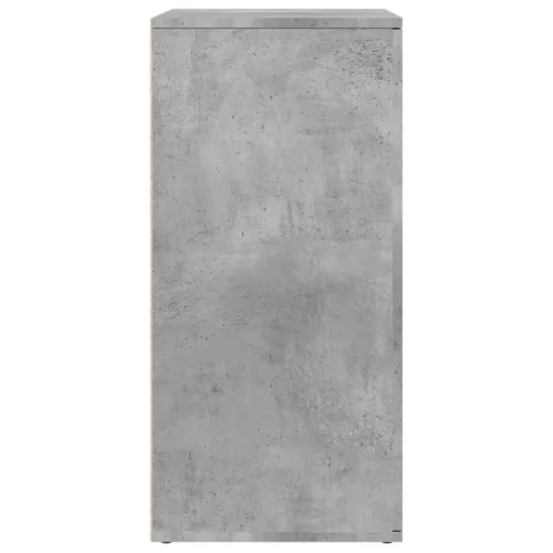 2 db betonszürke szerelt fa tálalószekrény 79 x 38 x 80 cm