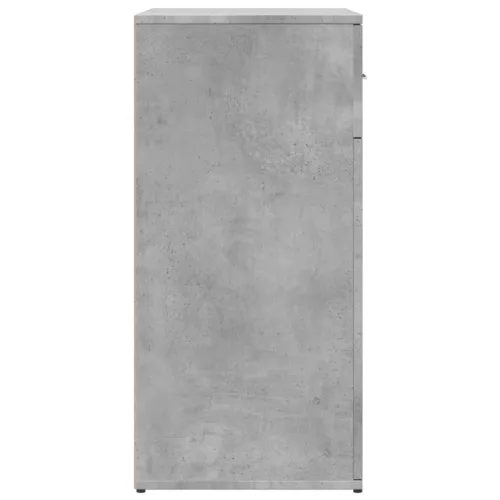 2 db betonszürke szerelt fa tálalószekrény 79 x 38 x 80 cm
