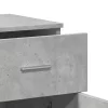 2 db betonszürke szerelt fa tálalószekrény 79 x 38 x 80 cm