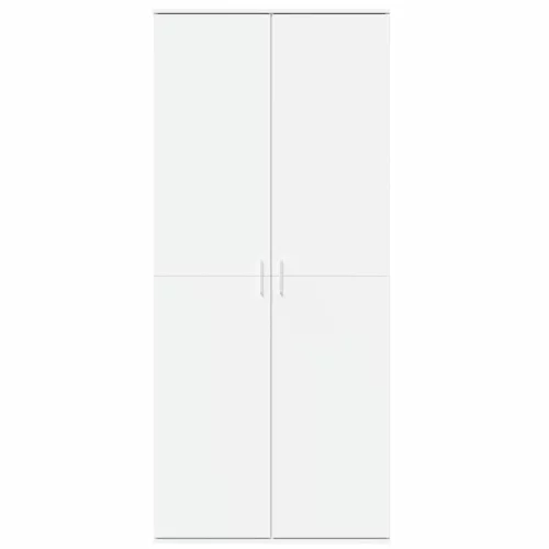 Fehér szerelt fa magasszekrény 80 x 35 x 180 cm