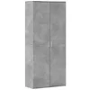 Betonszürke szerelt fa magasszekrény 80 x 35 x 180 cm