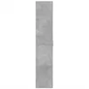 Betonszürke szerelt fa magasszekrény 80 x 35 x 180 cm