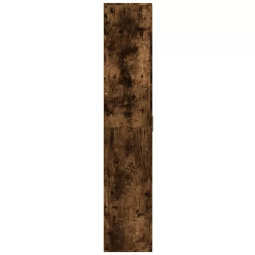 Füstös tölgy színű szerelt fa magasszekrény 80 x 35 x 180 cm
