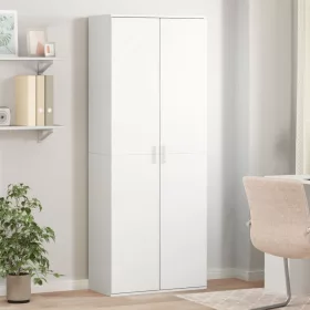 Fehér szerelt fa magasszekrény 70 x 35 x 180