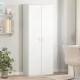 Fehér szerelt fa magasszekrény 70 x 35 x 180