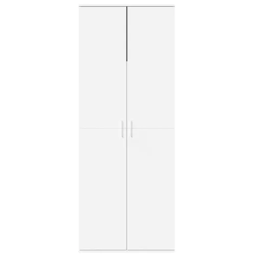 Fehér szerelt fa magasszekrény 70 x 35 x 180