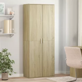   Sonoma tölgy színű szerelt fa magasszekrény 70 x 35 x 180