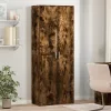 Füstös tölgy színű szerelt fa magasszekrény 70 x 35 x 180