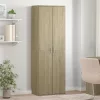 Sonoma tölgy színű szerelt fa magasszekrény 60 x 35 x 180 cm