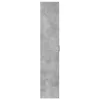 Betonszürke szerelt fa magasszekrény 60 x 35 x 180 cm