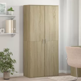   Sonoma tölgy színű szerelt fa cipősszekrény 80 x 39 x 178 cm