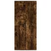 Füstös tölgy színű szerelt fa cipőszekrény 80 x 39 x 178 cm