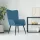 Kék bársony pihenőfotel