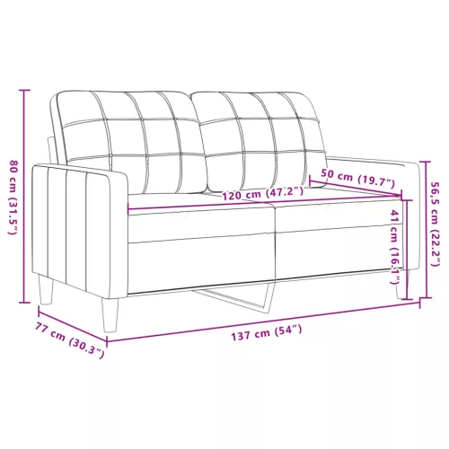 2 részes bordó bársony ülőgarnitúra párnákkal