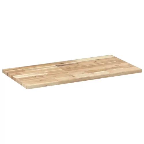 Kezeletlen tömör akácfa fürdőszobapult 100x40x2 cm