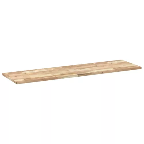 Kezeletlen tömör akácfa fürdőszobapult 140x40x2 cm