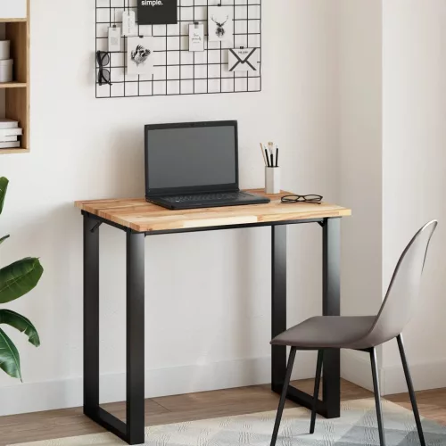 Kezeletlen tömör akácfa fürdőszobapult 100x60x2 cm