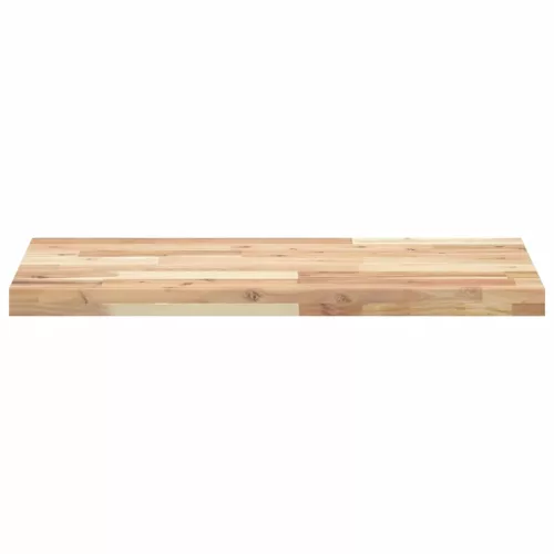 Kezeletlen tömör akácfa fürdőszobapult 120x40x4 cm