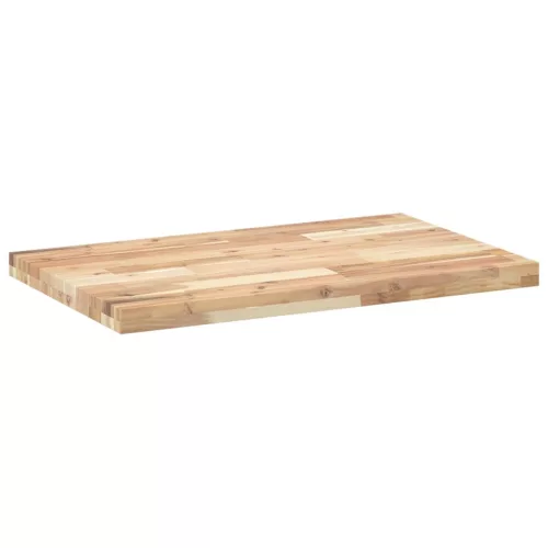 Kezeletlen tömör akácfa fürdőszobapult 120x50x4 cm