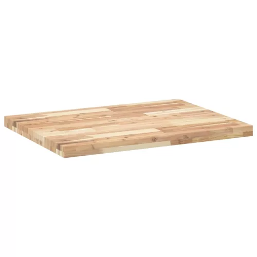 Kezeletlen tömör akácfa fürdőszobapult 100x60x4 cm