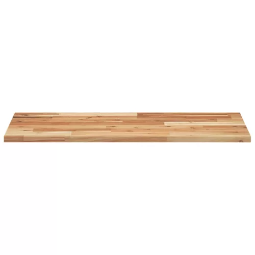 Olajbevonatú tömör akácfa fürdőszobapult 120 x 40 x 2 cm