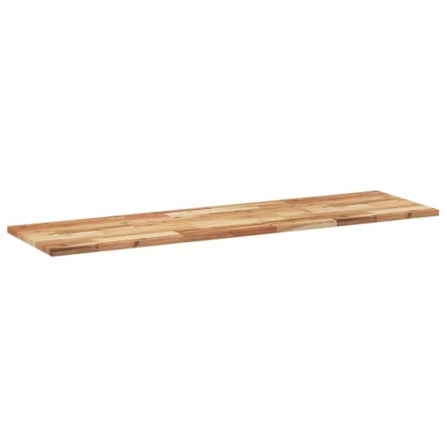 Olajbevonatú tömör akácfa fürdőszobapult 160 x 40 x 2 cm