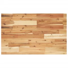   Olajbevonatú tömör akácfa fürdőszobapult 100 x 50 x 2 cm