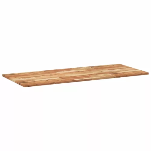 Olajbevonatú tömör akácfa fürdőszobapult 140 x 60 x 2 cm
