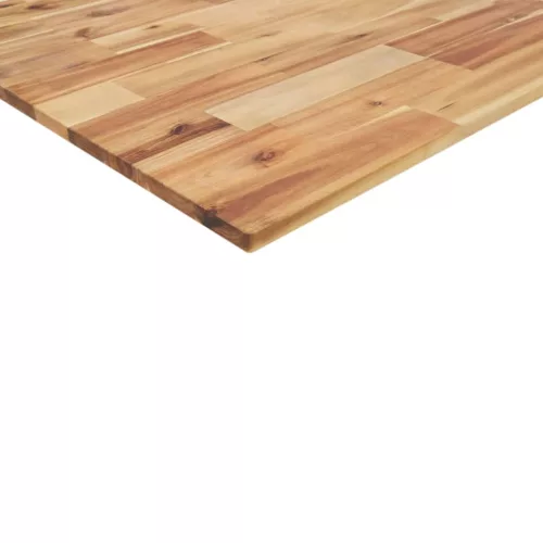 Olajbevonatú tömör akácfa fürdőszobapult 140 x 60 x 2 cm