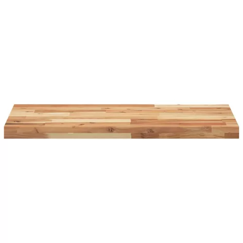 Olajbevonatú tömör akácfa fürdőszobapult 80 x 40 x 4 cm