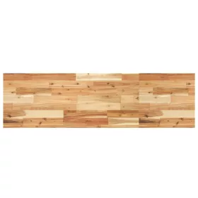   Olajbevonatú tömör akácfa fürdőszobapult 120 x 40 x 4 cm