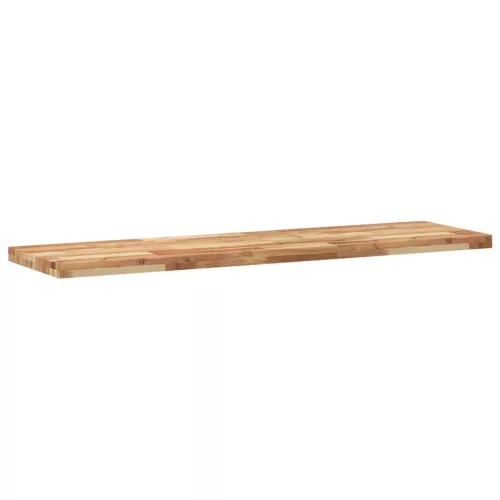 Olajbevonatú tömör akácfa fürdőszobapult 120 x 40 x 4 cm
