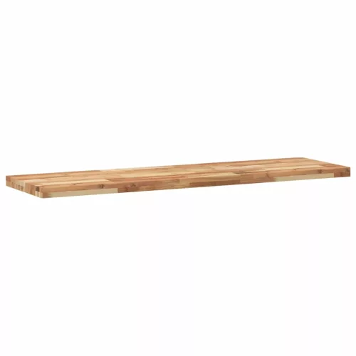 Olajbevonatú tömör akácfa fürdőszobapult 140 x 40 x 4 cm