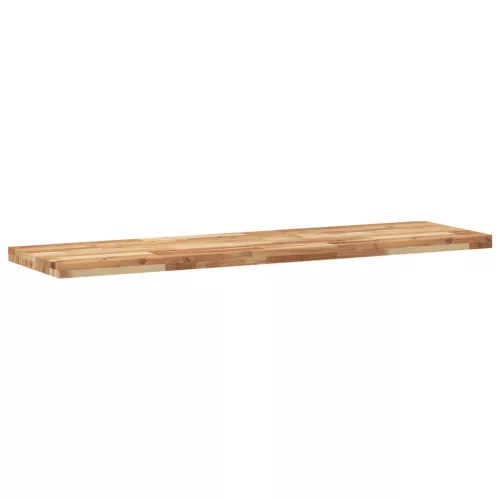 Olajbevonatú tömör akácfa fürdőszobapult 160 x 40 x 4 cm