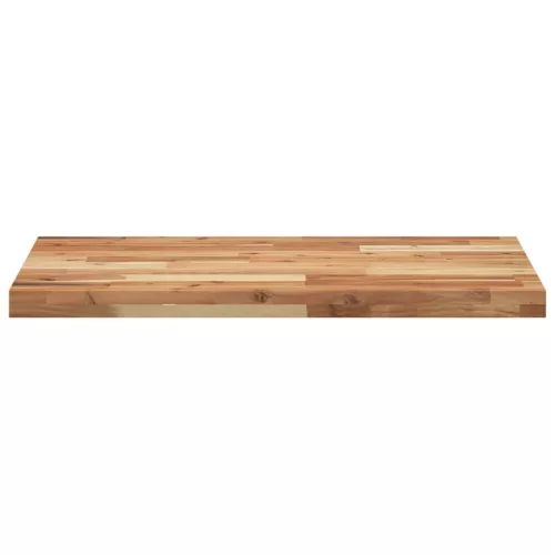 Olajbevonatú tömör akácfa fürdőszobapult 120 x 50 x 4 cm