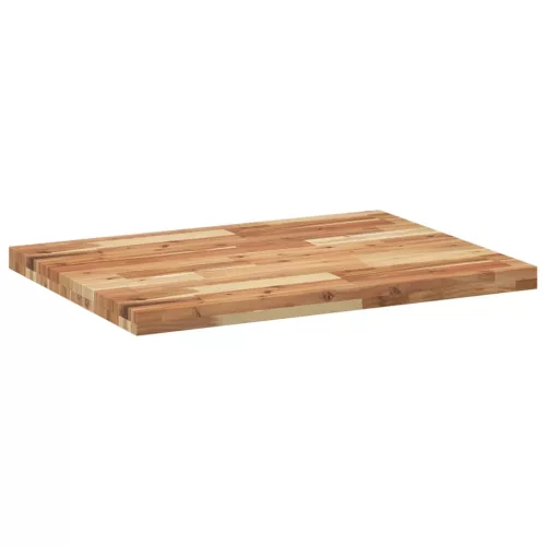 Olajbevonatú tömör akácfa fürdőszobapult 100 x 60 x 4 cm