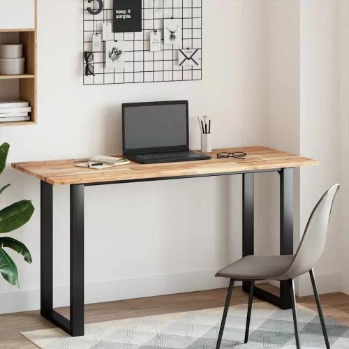 Kezeletlen tömör akácfa íróasztallap 120 x 60 x 2 cm