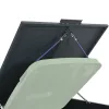 Antracit acél kerekes tároló 3 szemeteskukához 207x79x117 cm