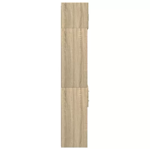 Sonoma tölgy szerelt fa tárolószekrény 70 x 42,5 x 225 cm