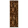 Füstös tölgy színű szerelt fa magasszekrény 80 x 42,5 x 249 cm