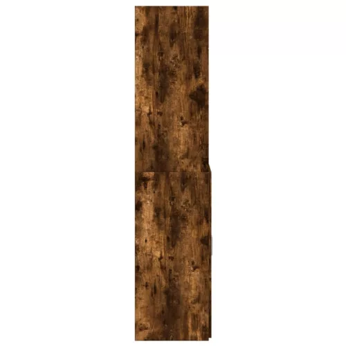 Füstös tölgy színű szerelt fa magasszekrény 80 x 42,5 x 185 cm