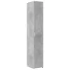Betonszürke szerelt fa magasszekrény 30 x 42,5 x 185 cm